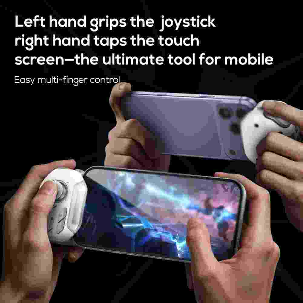 Gaming Accessories For Phone - MB07モバイルフォンゲーム用ジョイスティック、RGBカスタムキーとマクロ機能搭載、IOS/Android対応ワイヤレスゲームパッドコントローラー