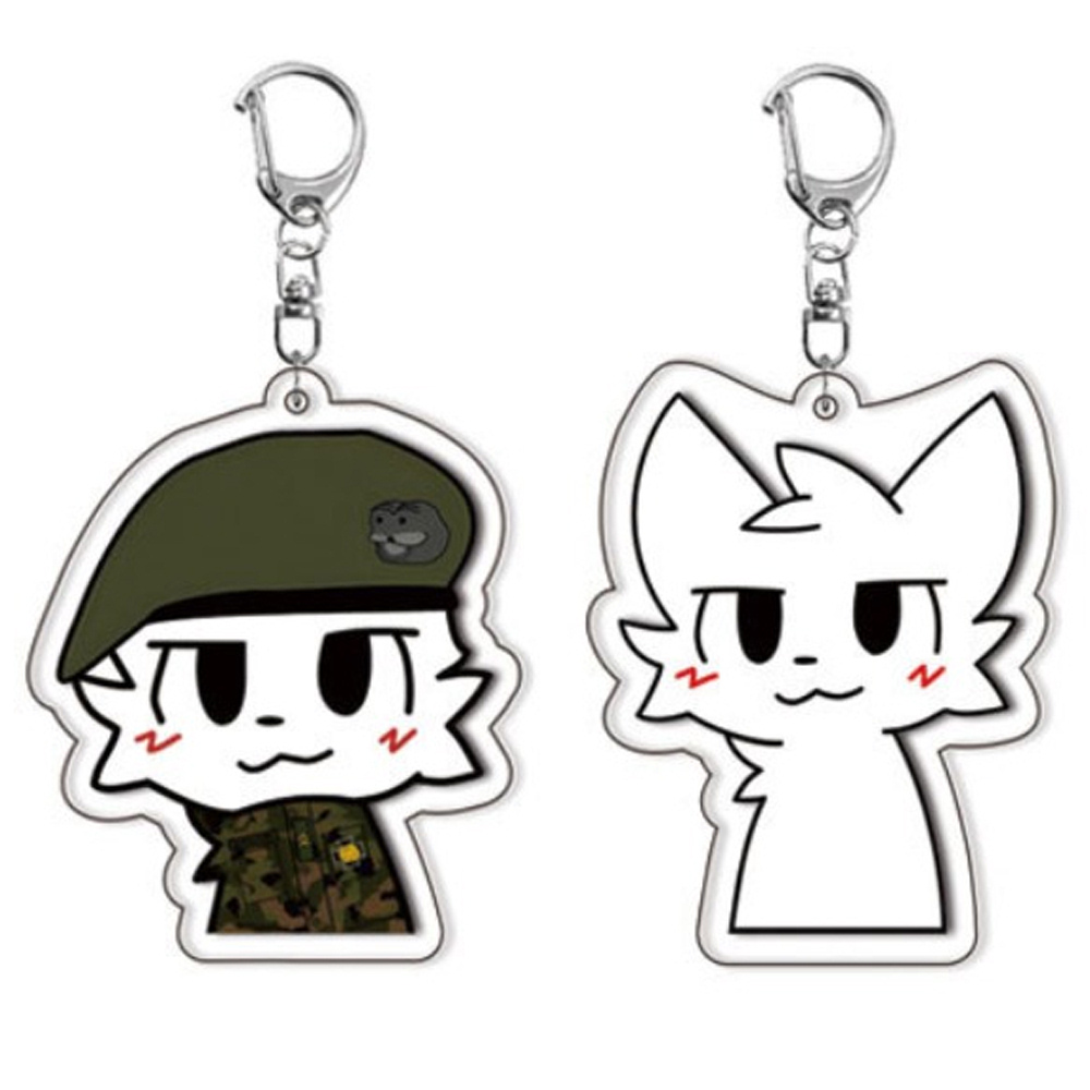 Gaming Accessories Deals - かわいい白黒猫のキスをする男の子キーホルダー、アクセサリーバッグ用キーチェーンリングジュエリー、ゲーマー漫画ミームファンの友達へのギフト