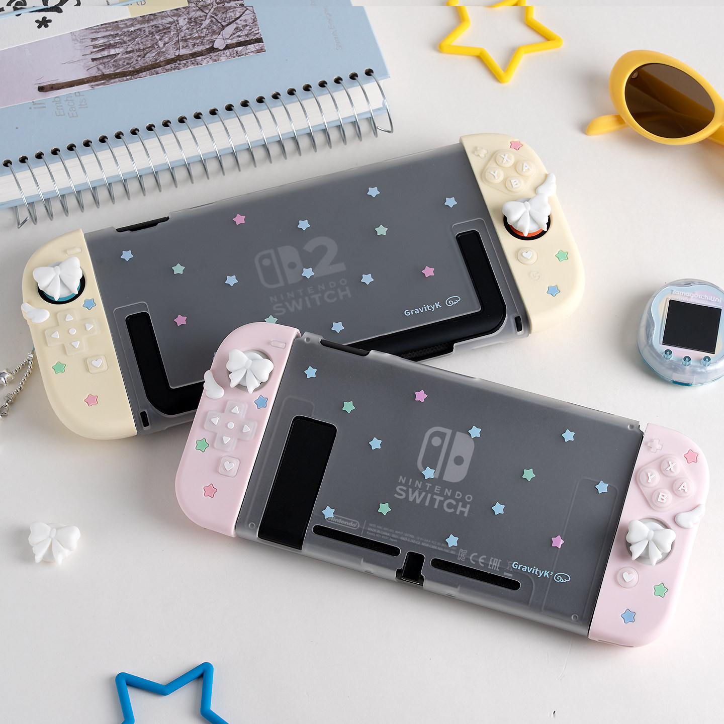 Gaming Accessories Deals - オリジナル保護ケーススイッチ 2 Oled Ns スターボウウィングソフトシリコンジョイコンコントローラカバーゲームアクセサリー