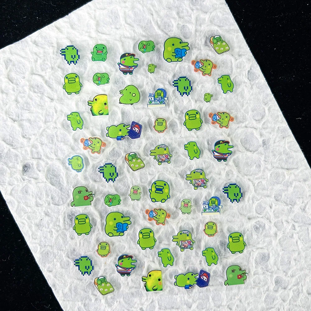 Gaming Accessories For Phone - かわいいゲーム進化電子ペットステッカーネイルアートかわいい動物防水 Diy 電話ケース Loptop 水筒ステッカーギフト