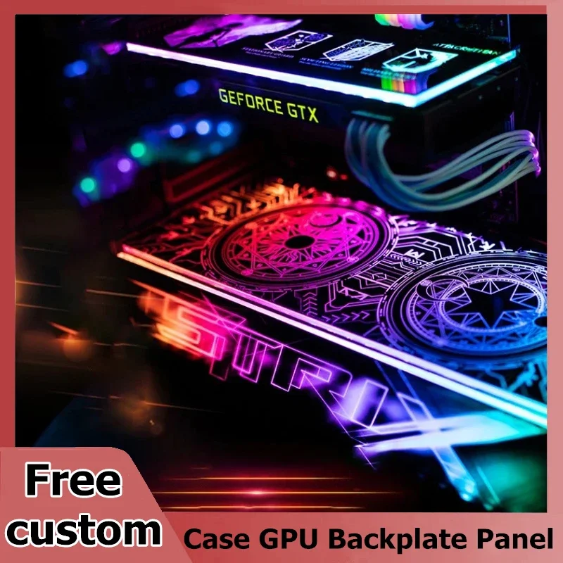 Gaming Accessories Rgb - DIY RGB 照明パネル PC ケース装飾用、VGA バックプレートサイドボードシンフォニー