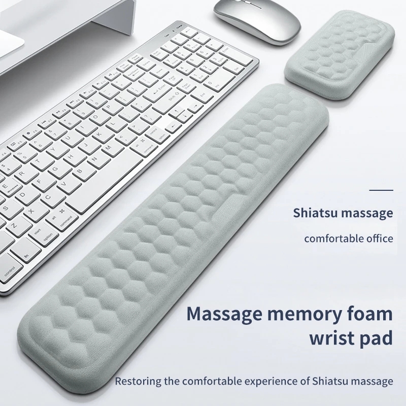Wrist Rest Ergonomic - 人間工学に基づいた低反発ゲーミングデスクキーボードリストレストパッドキーボードリストレスト