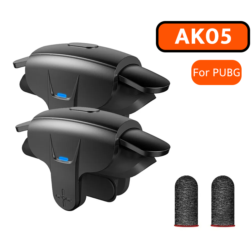 Gaming Accessories For Phone - AK05ゲームコントローラー PUBGモバイル用 携帯電話射撃照準ボタン ゲームパッドトリガー L1R1 シュータージョイスティック