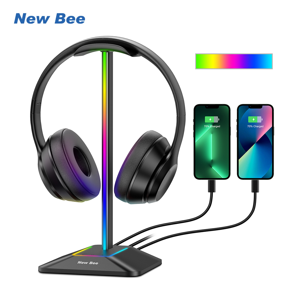 新しい Bee Z8 RGB ヘッドフォンスタンドホルダー  - Gaming Accessories Rgb のレビューと価格