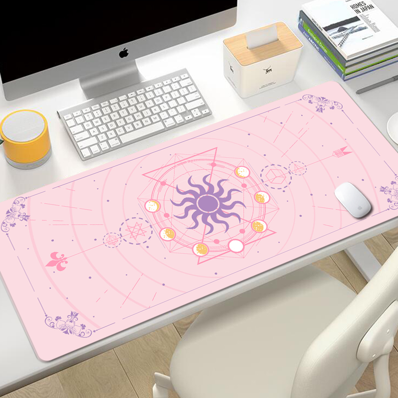 魔法の月の星が付いたゲームマウスパッド,大きいサイズ,紫,か - Gaming Accessories For Laptop のレビューと価格