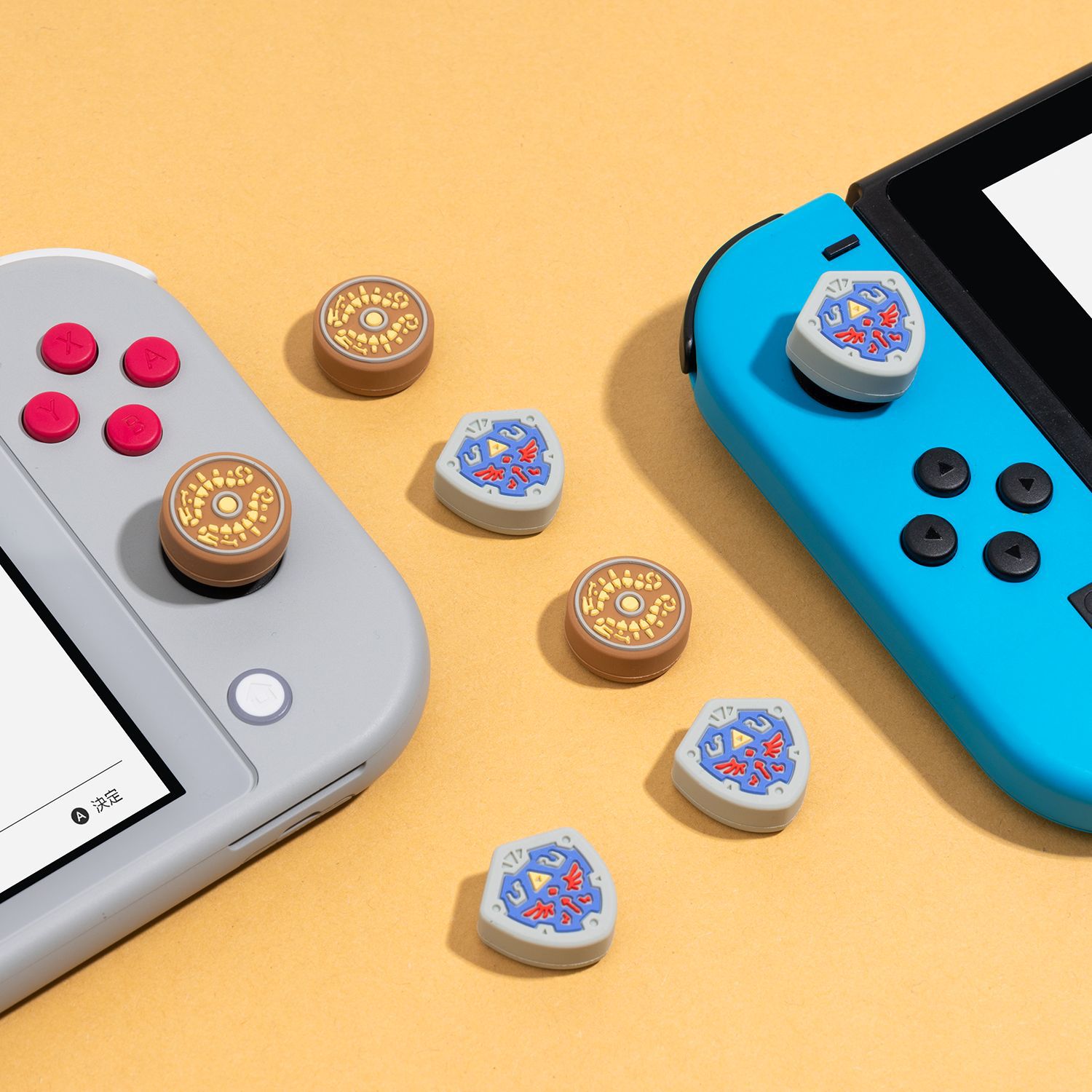 親指スティックグリップキャップソフトジョイスティックカバーゲ - Zelda Gaming Accessories のレビューと価格