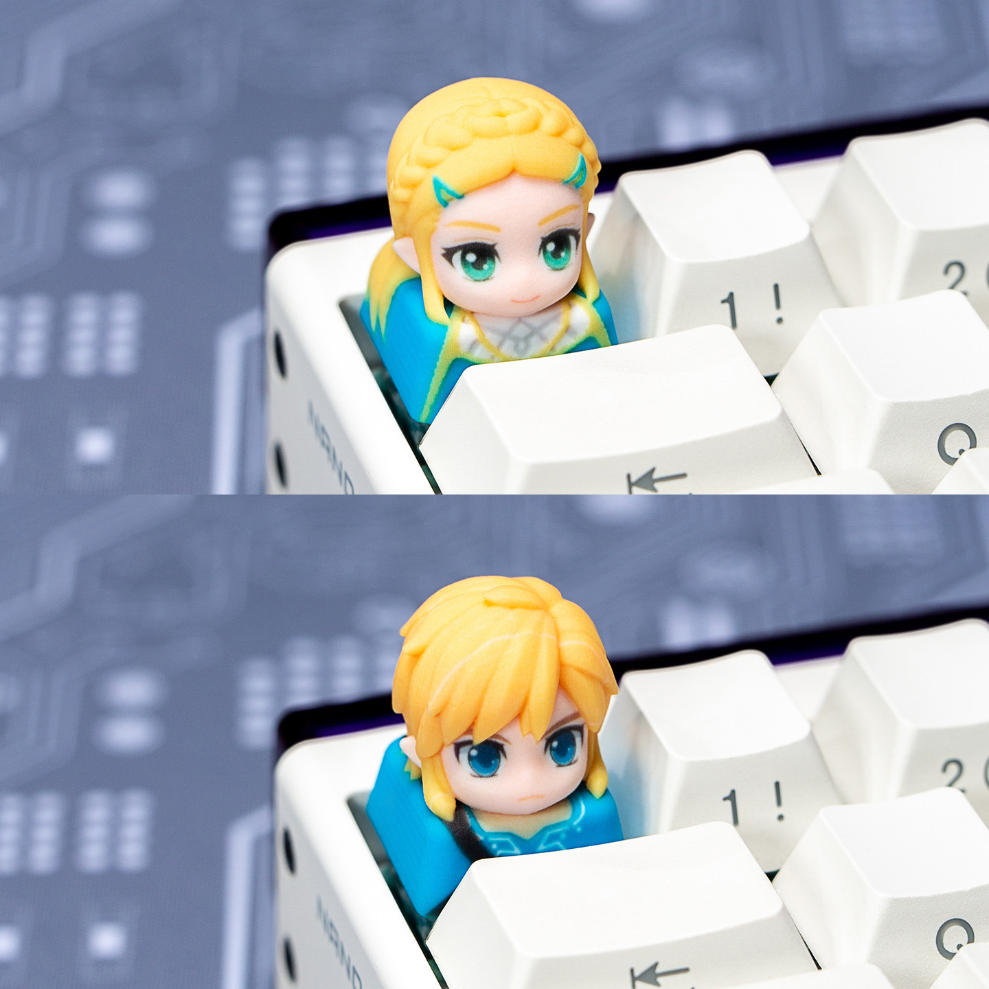 職人製キーキャップ ゼルダの伝説 リンク レジン製交換可能キ - Zelda Gaming Accessories のレビューと価格