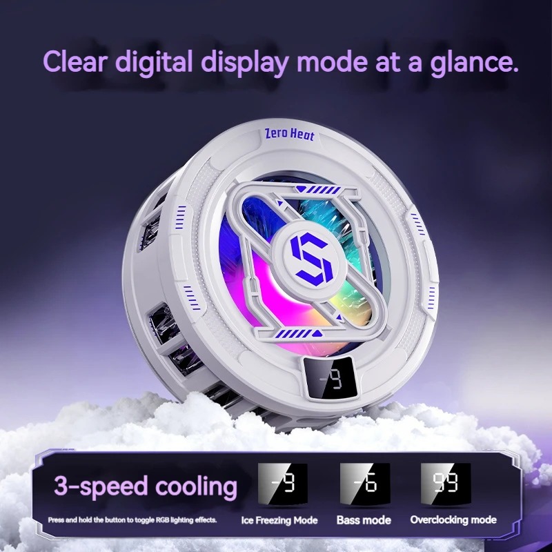 K52 AIモバイルクーラー 磁気バッククリップ式アイス冷却 - Gaming Accessories Rgb のレビューと価格