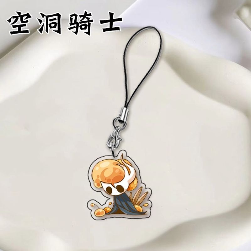 ホロウナイトゲーム電話チェーン両面かわいいキーホルダー漫画ア - Gaming Accessories For Phone のレビューと価格