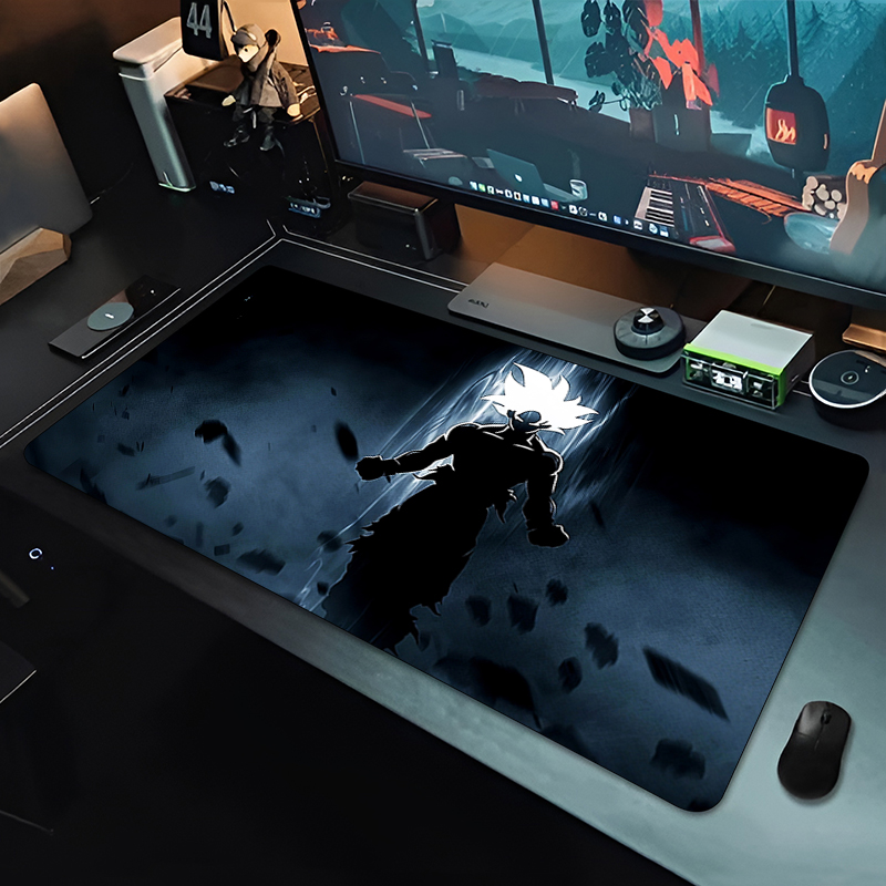 DBZ ブラックアニメマウスパッドドラゴンボール大型 PC  - Gaming Accessories Desktop のレビューと価格