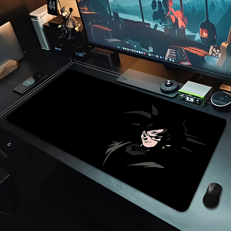 DBZ ブラックアニメマウスパッドドラゴンボール大型 PC  - Gaming Accessories Desktop のレビューと価格