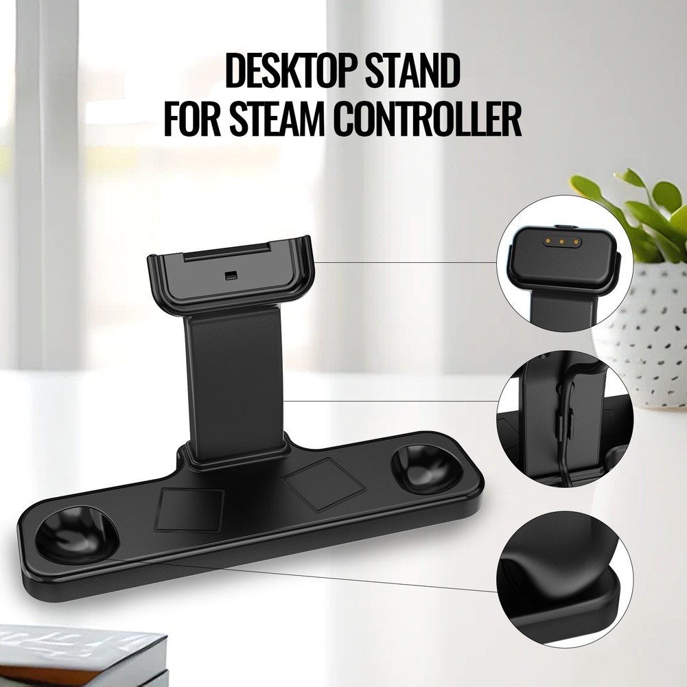 ゲームコントローラーメタルホルダーブラケットスチームコントロ - Gaming Accessories Desktop のレビューと価格