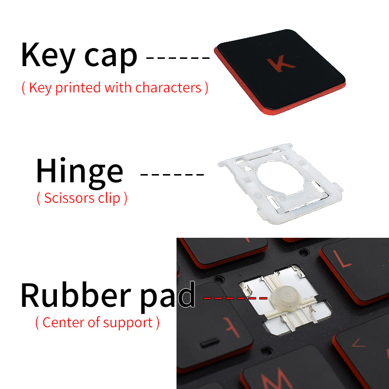 キーキャップとヒンジ ASUS ACER HP DELL I - Xiaomi Gaming Accessories のレビューと価格