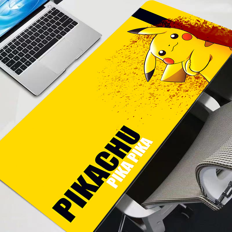 マウスパッド大 P-ピカチュウゴム PC コンピュータゲーム - Gaming Accessories Desktop のレビューと価格