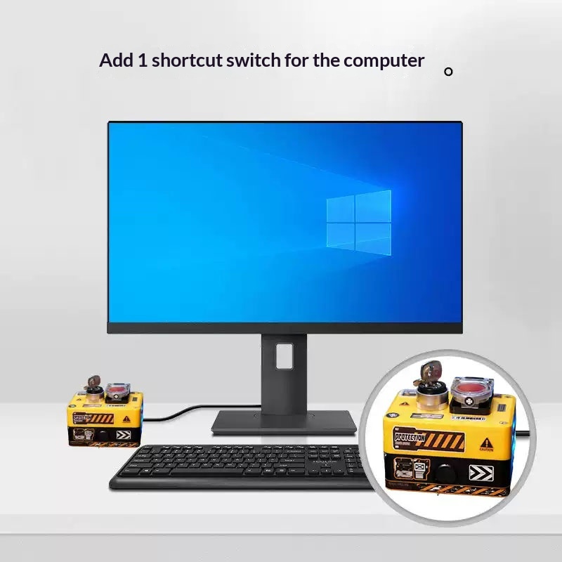 面白い核発射スタイルのPC外付け電源ボタン、有線コンピュータ - Gaming Accessories Desktop のレビューと価格