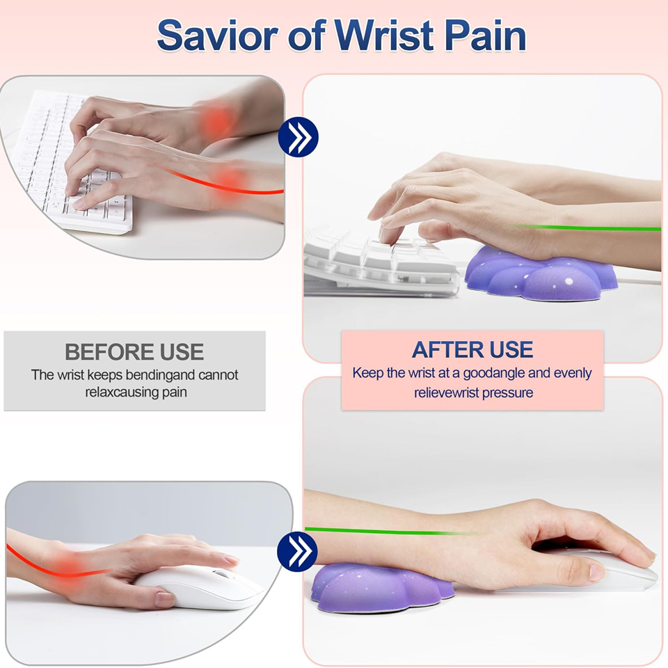 キーパッドリストレストセット 滑り止めベース付き キーパッド - Wrist Rest Ergonomic のレビューと価格