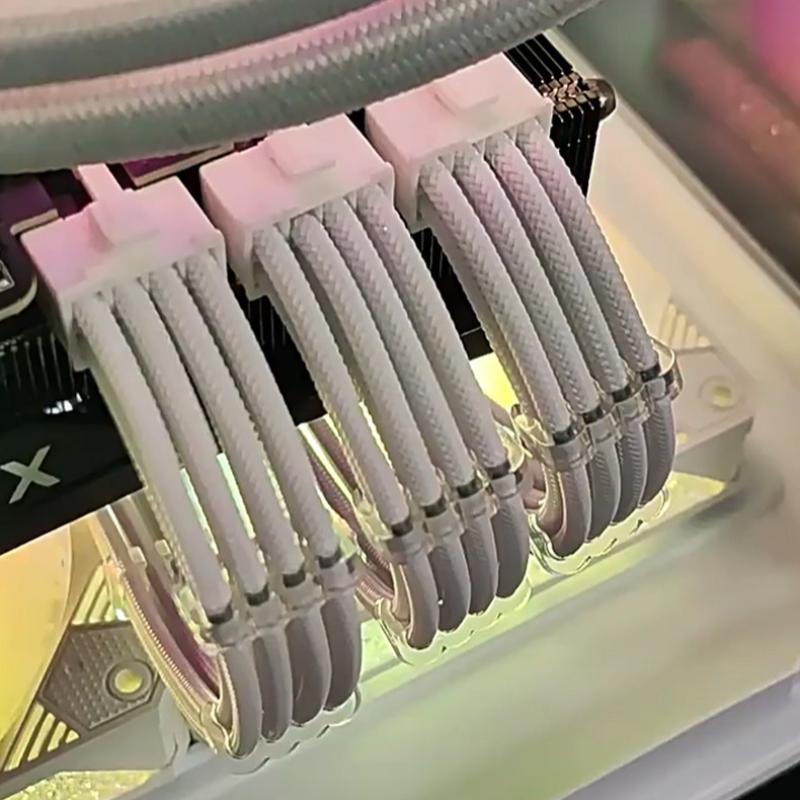 24ピン ATX PSU 延長ケーブルセット GPU PCI - Pcie Extension Cable のレビューと価格