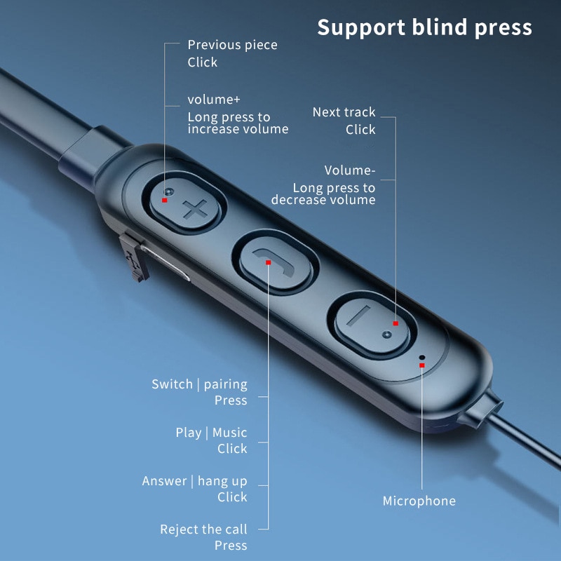 スポーツフィットネスオーディオアクセサリー首掛け式Bluet - Gaming Accessories For Phone のレビューと価格
