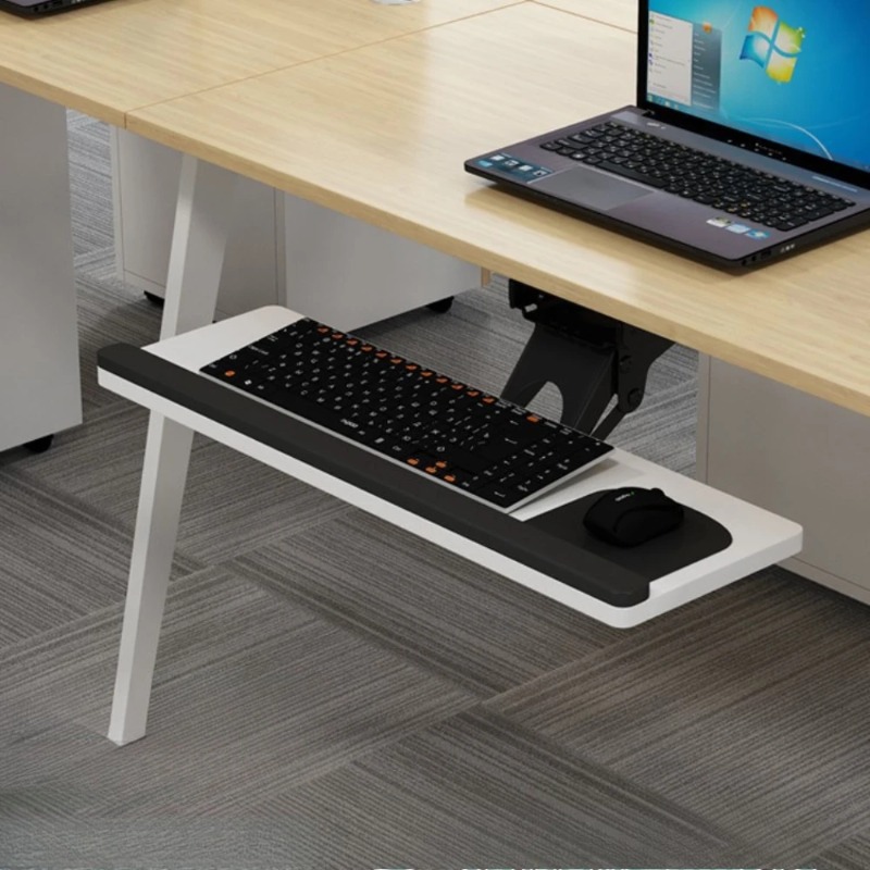 デスク下スライド式キーボードトレイ、マウスパッド付き、人間工 - Wrist Rest Ergonomic のレビューと価格
