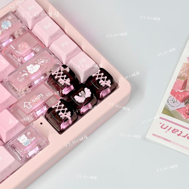 バタフライストラップテーマキーキャップ クロス軸 マオ高さ  - Gaming Accessories To Sell のレビューと価格