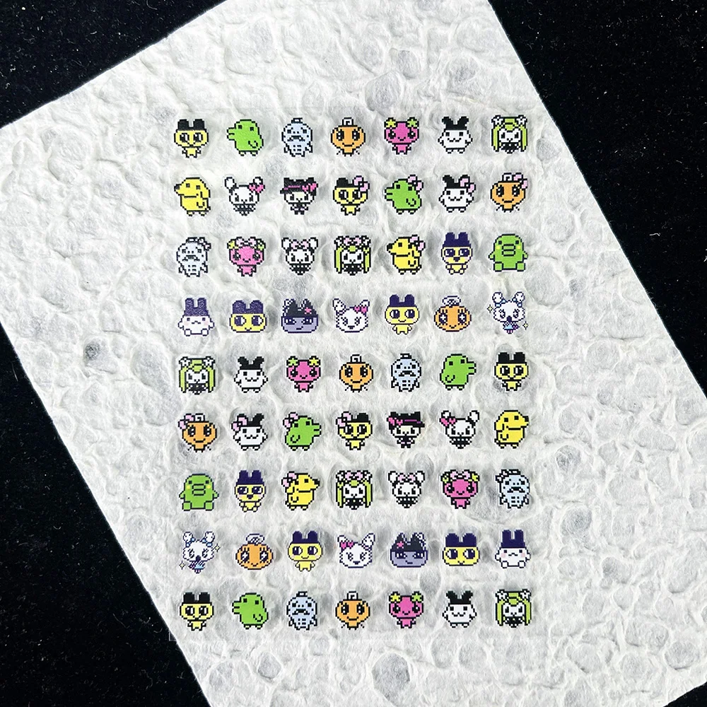 かわいいゲーム進化電子ペットステッカーネイルアートかわいい動 - Gaming Accessories For Phone のレビューと価格