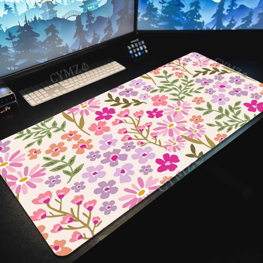 ヴィンテージ花柄大型マウスパッドデスクマット滑り止めゲーミン - Vintage Gaming Accessories のレビューと価格