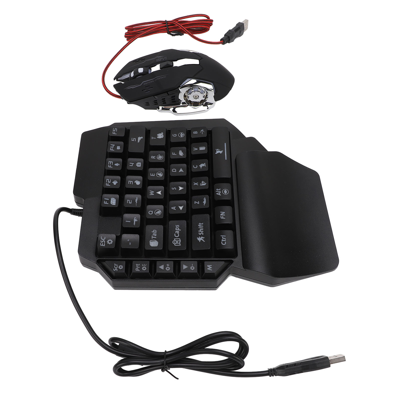 キーボード マウス コンバーター セット 応答性の高い片手キ - Gaming Accessories For Phone のレビューと価格