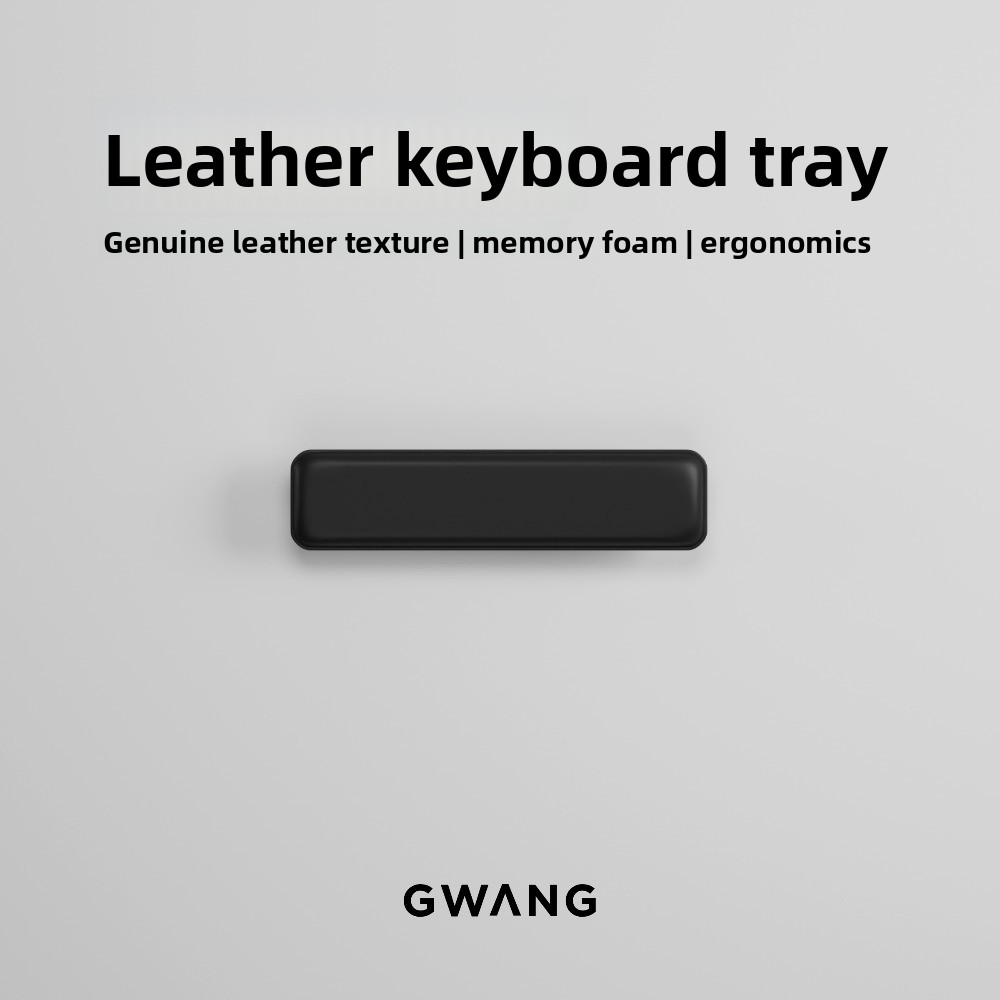 GWANGプレミアムレザーキーボードリストレスト、メモリーフ - Wrist Rest Ergonomic のレビューと価格