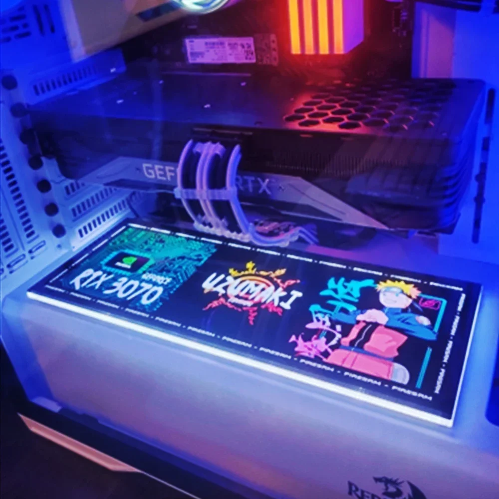 DIY RGB 照明パネル PC ケース装飾用、VGA バッ - Gaming Accessories Rgb のレビューと価格