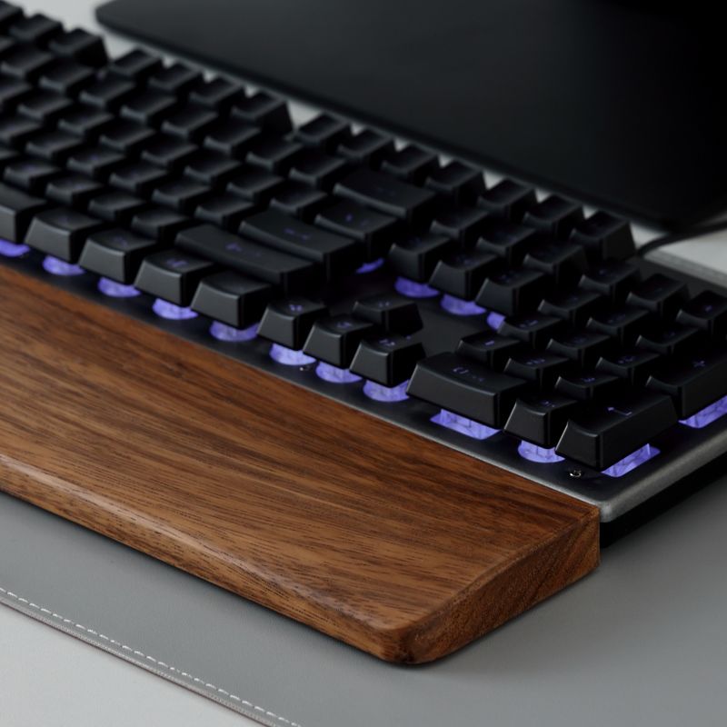 無垢材キーボードパームレストマウスパッド手首サポートゲーミン - Wrist Rest Ergonomic のレビューと価格