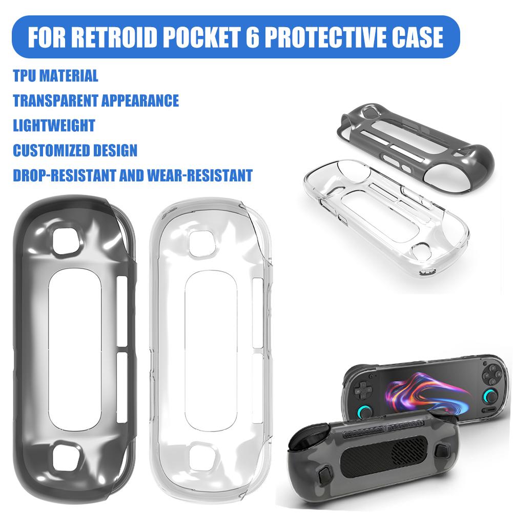 Retroid Pocket 6用保護ケース 透明TPUソフ - Gaming Accessories Dropshipping のレビューと価格