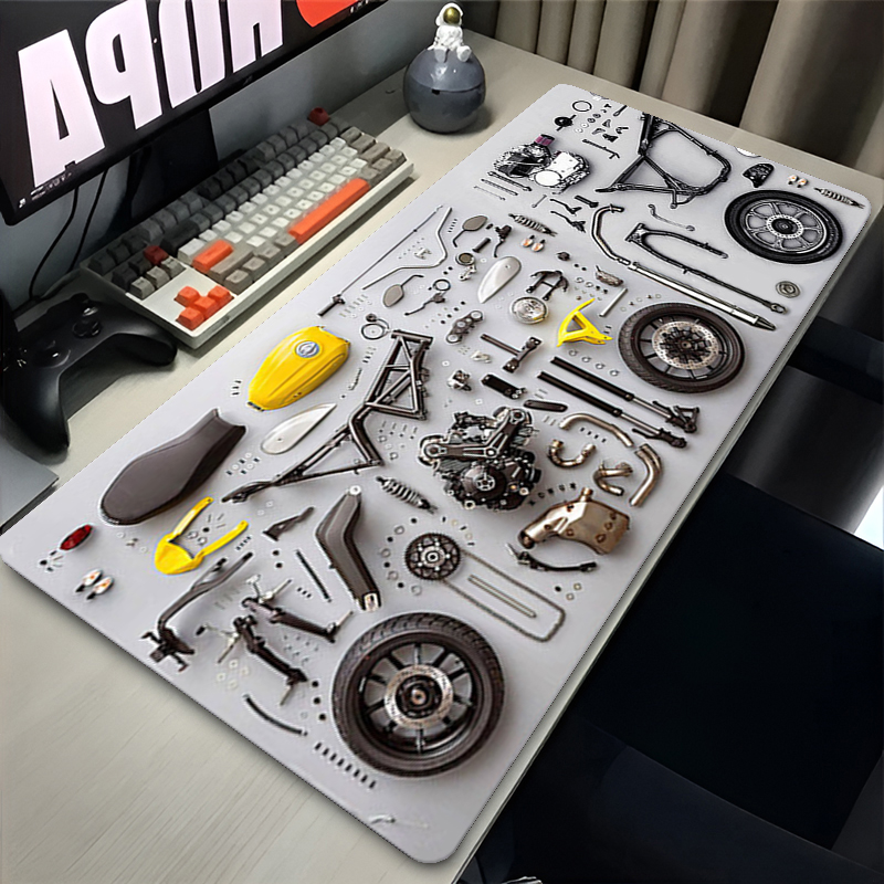 分解図 ゴム製マウスパッド マウスパッド XXL ゲームアク - Gaming Accessories For Laptop のレビューと価格