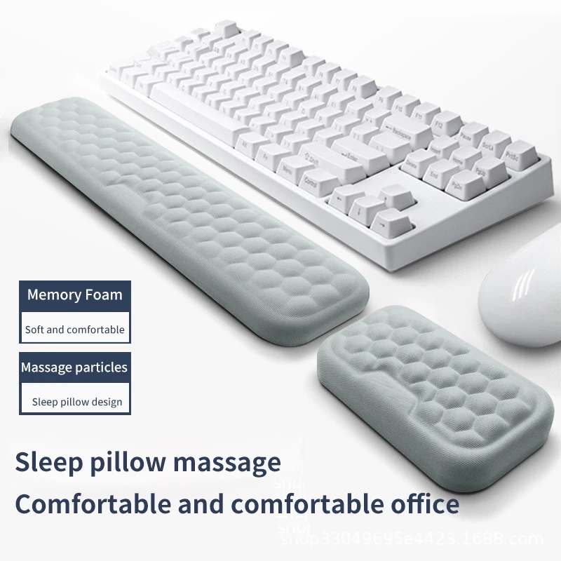人間工学に基づいた低反発ゲーミングデスクキーボードリストレス - Wrist Rest Ergonomic のレビューと価格