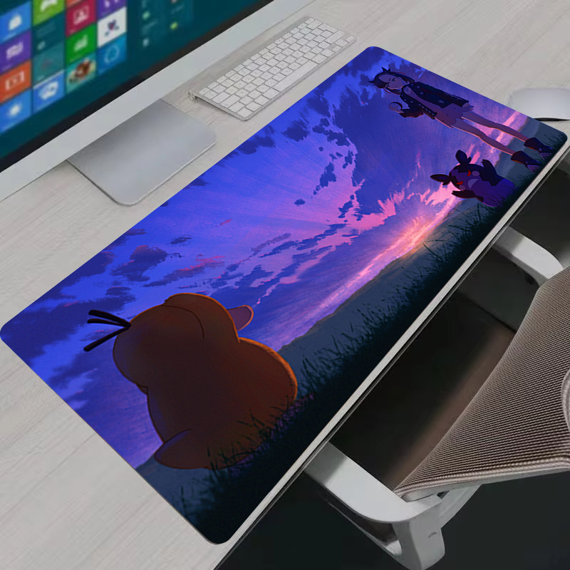 マウスパッドアニメ P-ポケモン Psyduck XXL 大 - Gaming Accessories For Laptop のレビューと価格