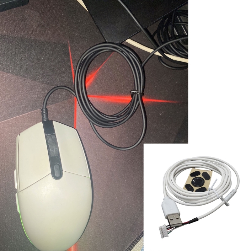 CPDD USB マウスラインケーブルとマウスフィート交換修 - Gaming Accessories For Gaming Setup のレビューと価格