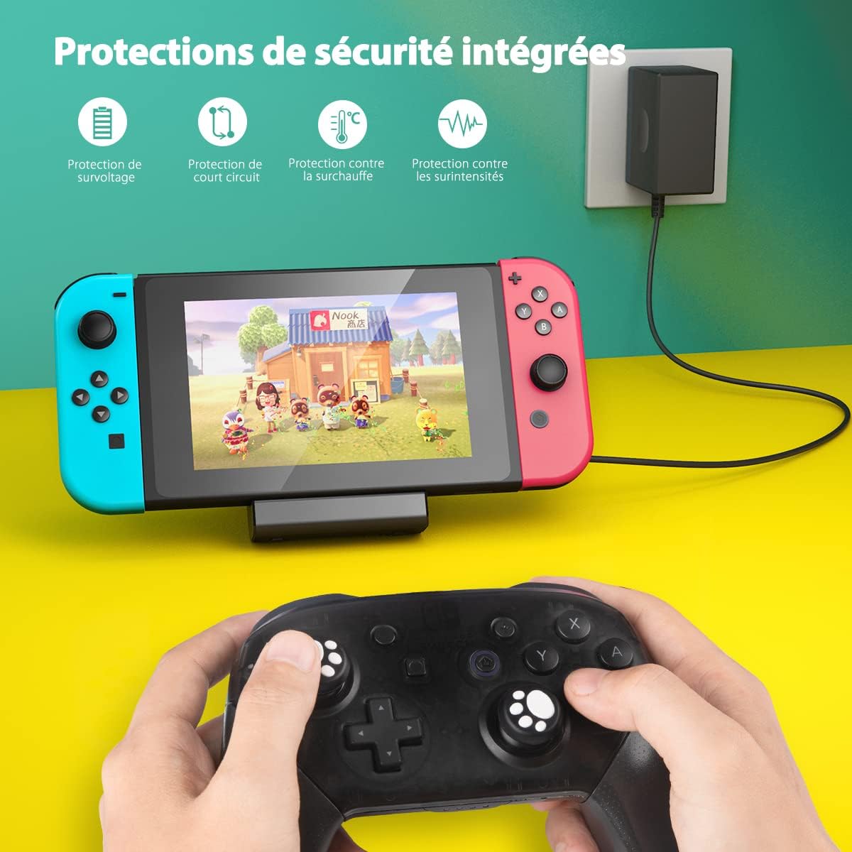 Switch Dock 用 Switch Lite デュアル - Zelda Gaming Accessories のレビューと価格