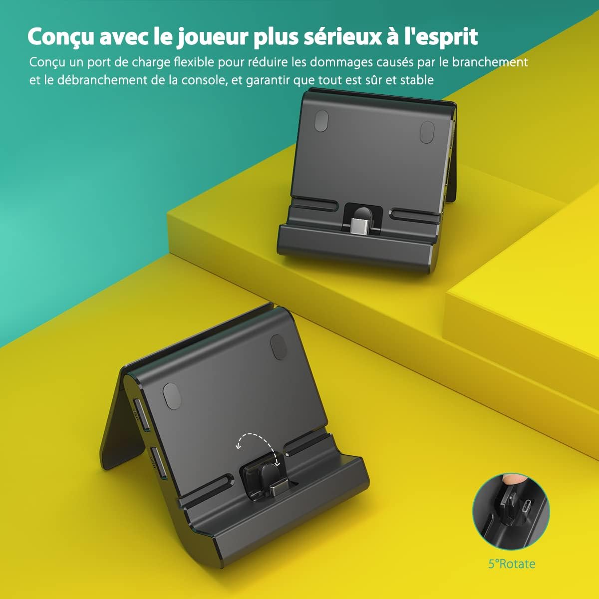 Switch Dock 用 Switch Lite デュアル - Zelda Gaming Accessories のレビューと価格
