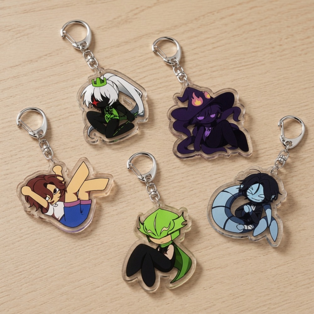 かわいい漫画ちびキーホルダーアクセサリーバッグチャーム怖いゲ - Gaming Accessories Deals のレビューと価格