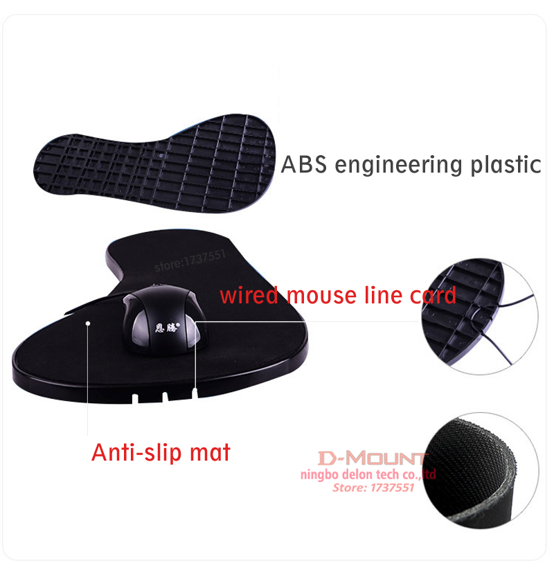 滑り止めアームレスト付きマウスパッド,DL-K20 x 48 - Wrist Rest Ergonomic のレビューと価格