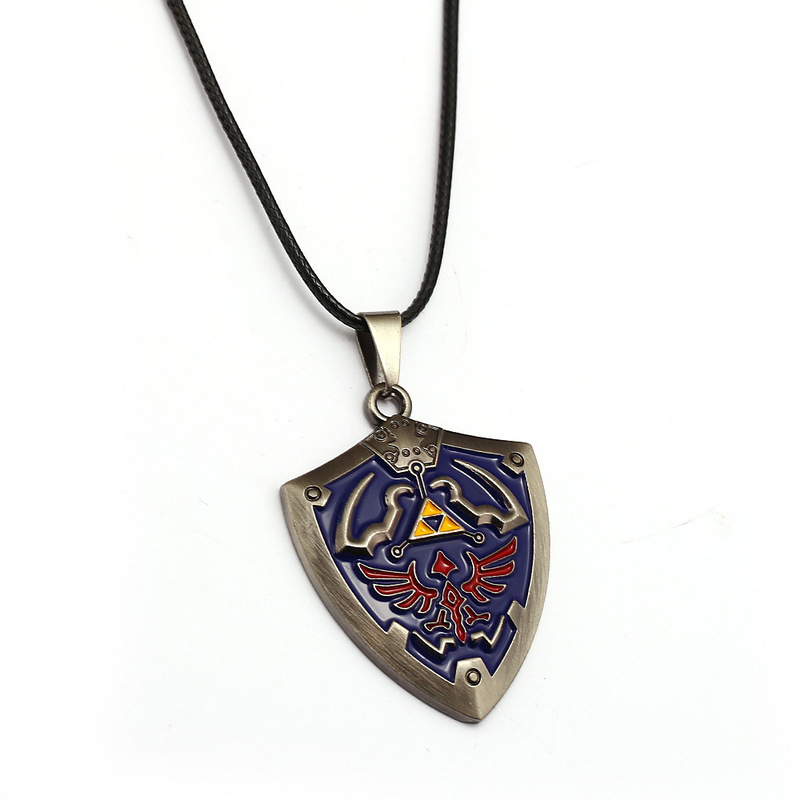 男性と女性のための野生のキーホルダー,メタルネックレス,ブラ - Zelda Gaming Accessories のレビューと価格